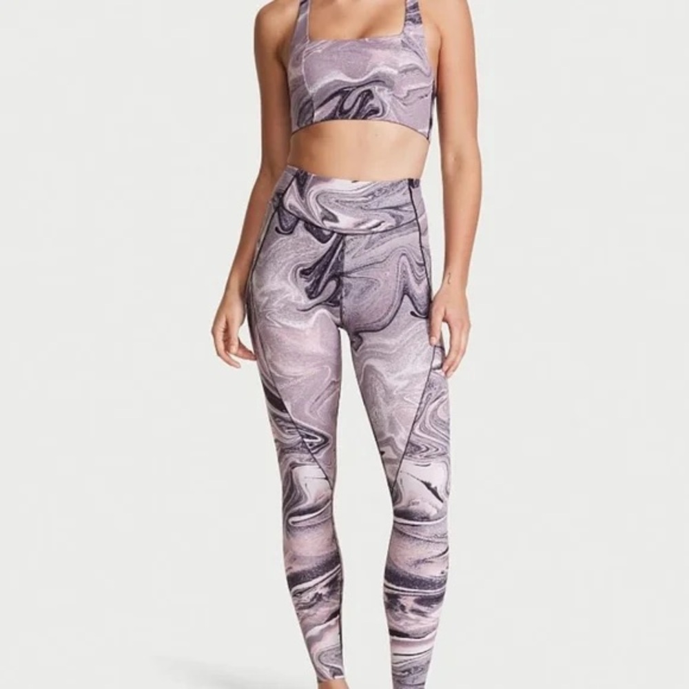 VICTORIA’S SECRET women’s Sweat on Point High Rise Pocket Leggings Sz 12 ✨ - Picture 1 of 9